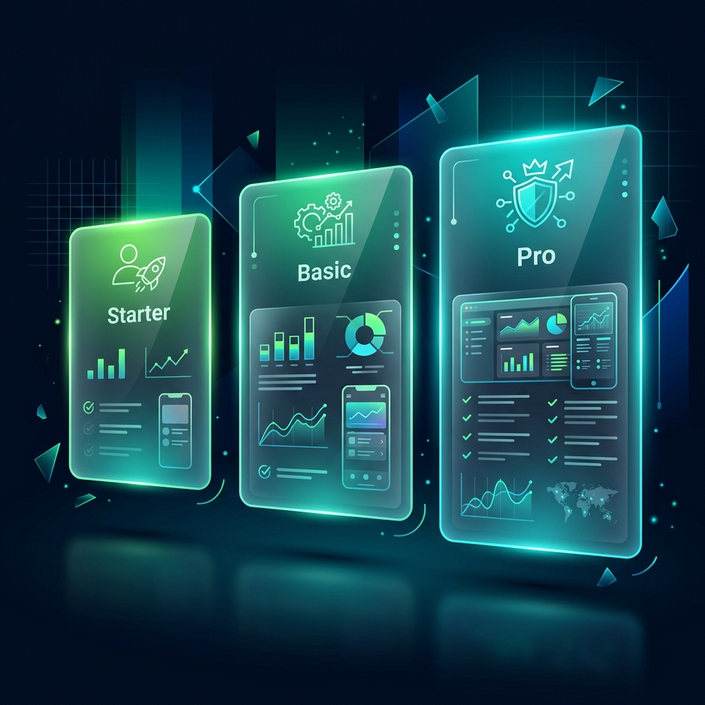Basic vs Pro plan visual
